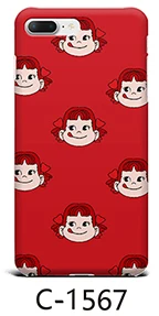 Wave Point Phone Case For iPhone 8 Plus Wine Red Ploka Dots Soft TPU Back Cover X XR XS Max 7 6 S 4.7 |