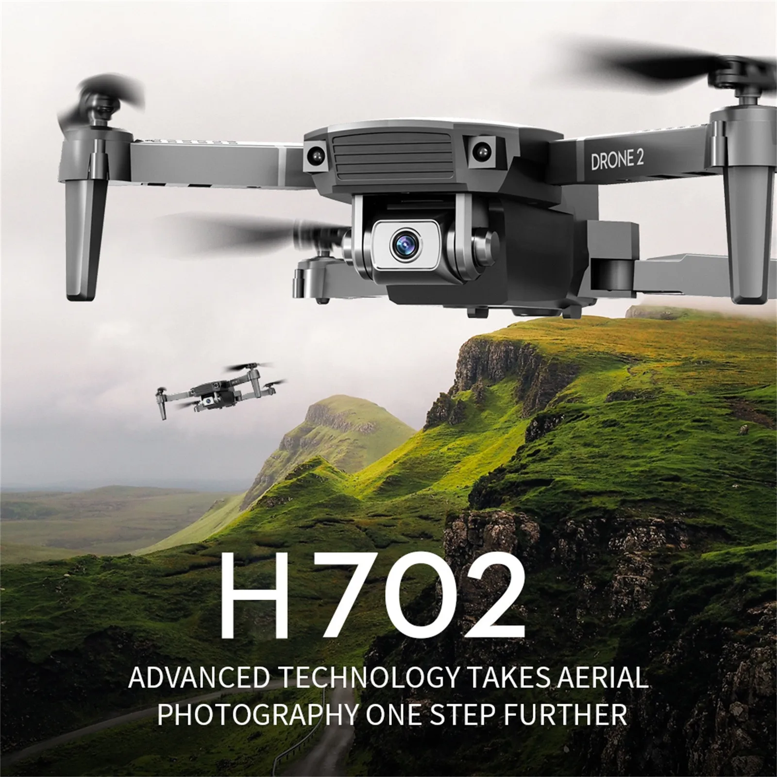 Радиоуправляемый Дрон H702 Mini WiFi FPV HD камера удержание высоты режим складной