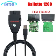 Программатор электронного блока управления Galletto 1260 FTDI FT232RQ EOBD, программатор считывания и записи, ECU Flasher, работает для нескольких автомобилей, OBDII, диагностический, многоязычный Программатор электронного блока управления Galletto 1260 FTDI FT232RQ EOBD, программатор считывания и записи, ECU Flasher, работает для нескольких автомобилей, OBDII, диагностический, многоязычный