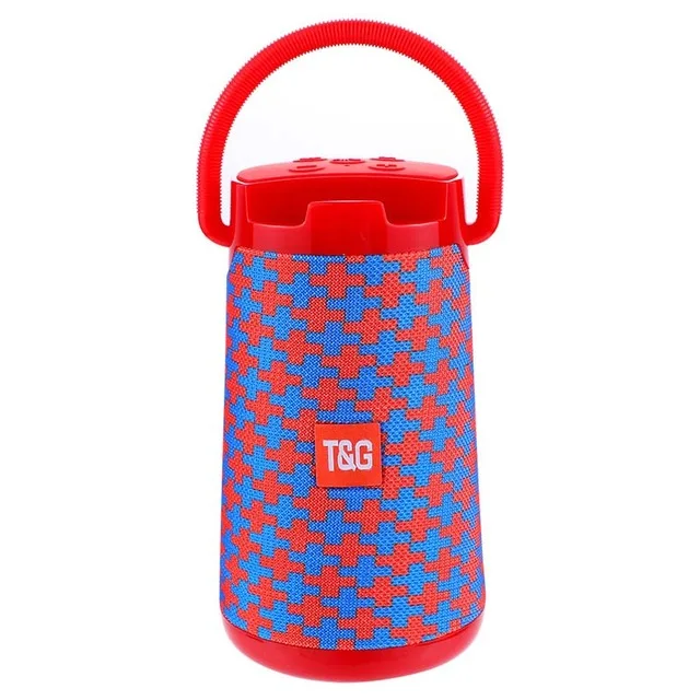 TG138Cross red Портативная Bluetooth Колонка 20 Вт беспроводная звуковая коробка стерео Бас Сабвуфер fm-радио Бумбокс aux usb pc звуковая панель для iPhone - Цвет: TG138Cross red