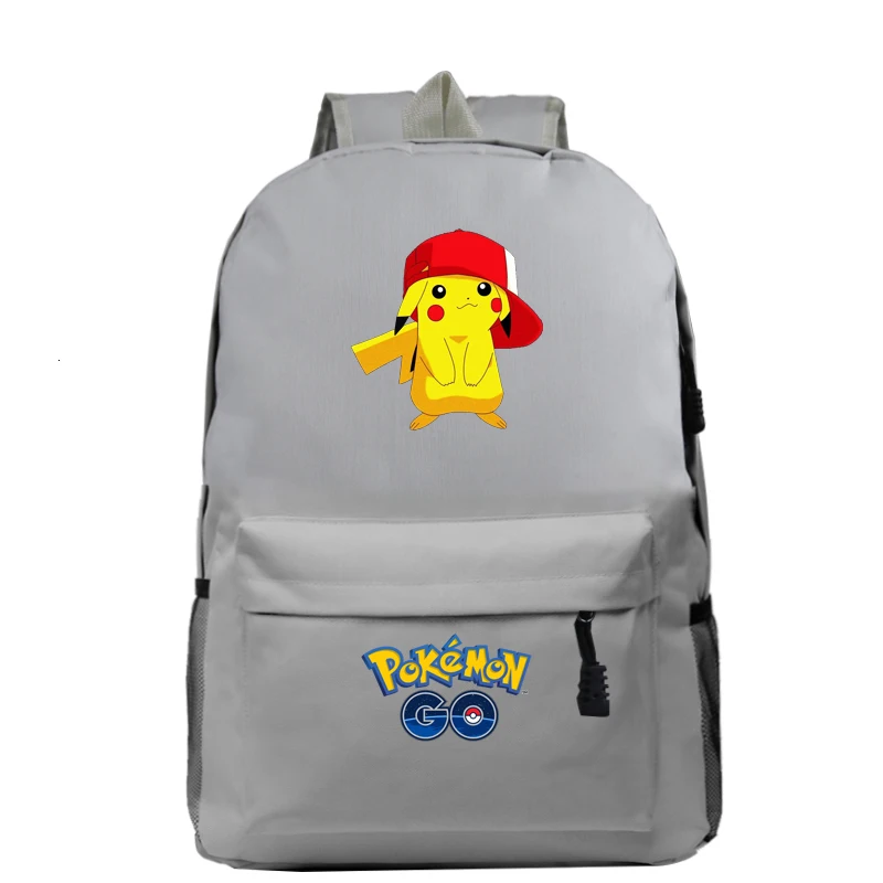 Mochila Pikachu Sac A Dos Pokemon Super Mario аниме-рюкзак для путешествий, школьные сумки для девочек-подростков, мультяшная книжная сумка