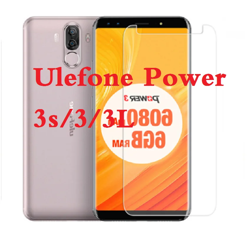 

For Ulefone Power 3 3L Tempered Glass 9H 2.5D Premium Screen Protector Film For Ulefone Power 3S 6.0"