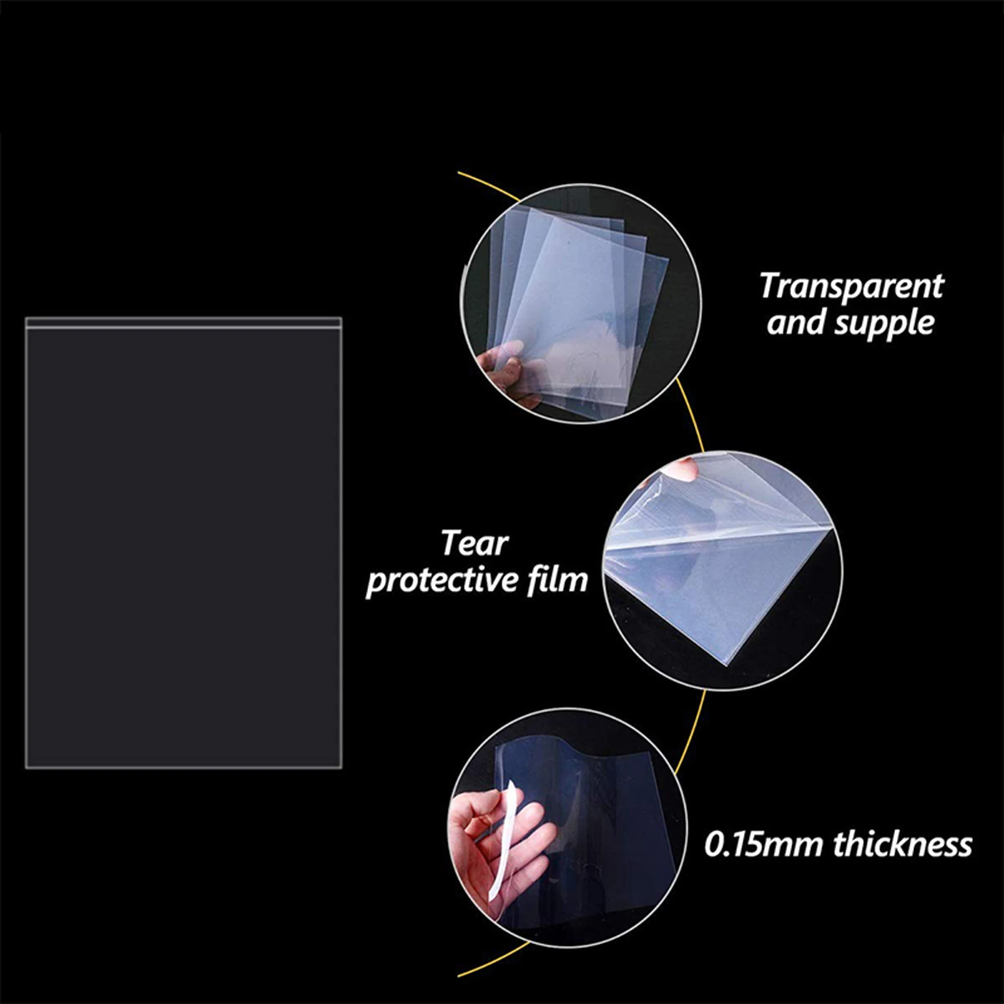 Premium FEP Film 6.23 Inch 200x140x0.15mm