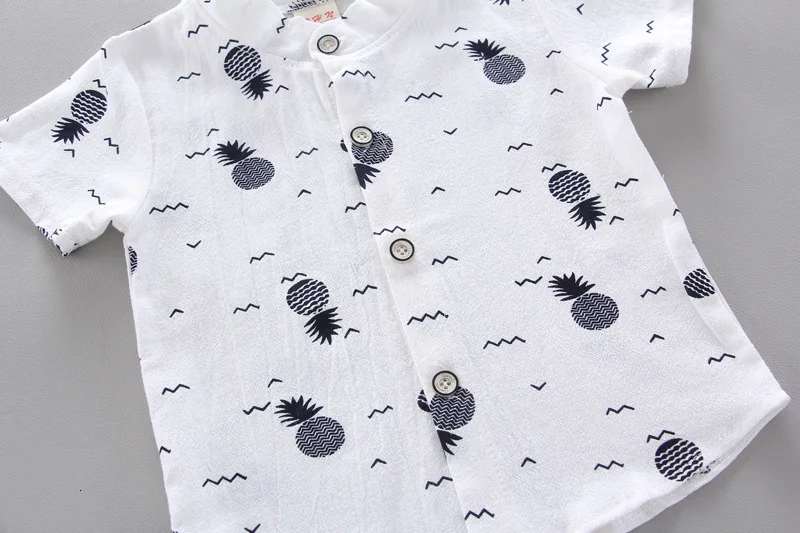 Летние детские футболки для маленьких мальчиков Одежда для девочек из хлопка с персонажами из мультфильмов футболка и шорты с изображением 2 шт./компл. для детей ясельного возраста повседневная одежда для малышей, спортивный костюм