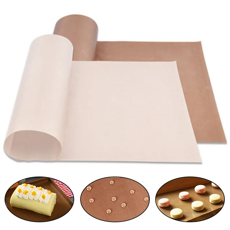 

Coating Heat Press Pad Reusable Baking Mat Non Stick Craft Sheet For Pastry Baking Heat Resistant Easy To Clean BBQ Grill