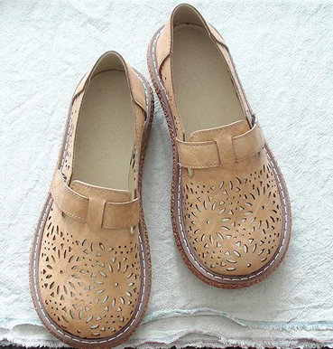 HUIFENGAZURRCS-Mori/женские тонкие туфли летняя кукла с закрытым носком шикарная обувь для отдыха с круглым носком на толстой подошве