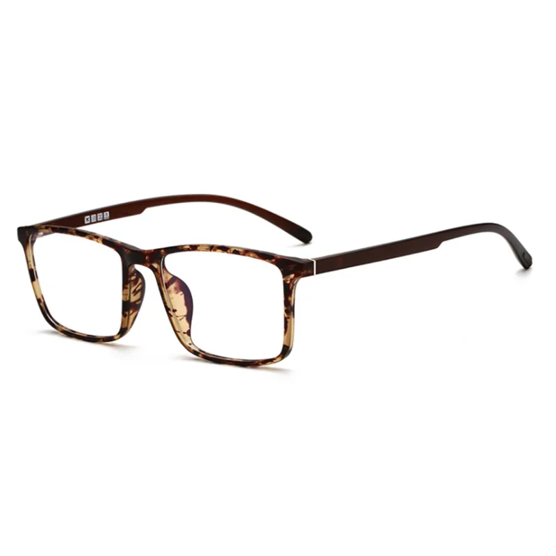 Duże kwadratowe okulary korekcyjne kobiety mężczyźni Ultralight komputer biznesowy Optical Glasse 5 0 -0.5 -0.75 -1.0 do-6.0 Minus stopień duża kwadratowa okulary korekcyjne kobiety mężczyźni Ultralight komputer biznesowy Optical Glasse 3