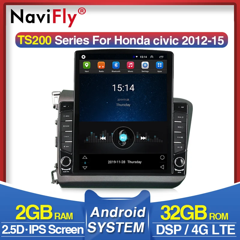 4G LTE IPS DSP 9 7 &quotAndroid 0 головное устройство для Honda Civic 2012 2013 2014 2015 Автомобильный GPS