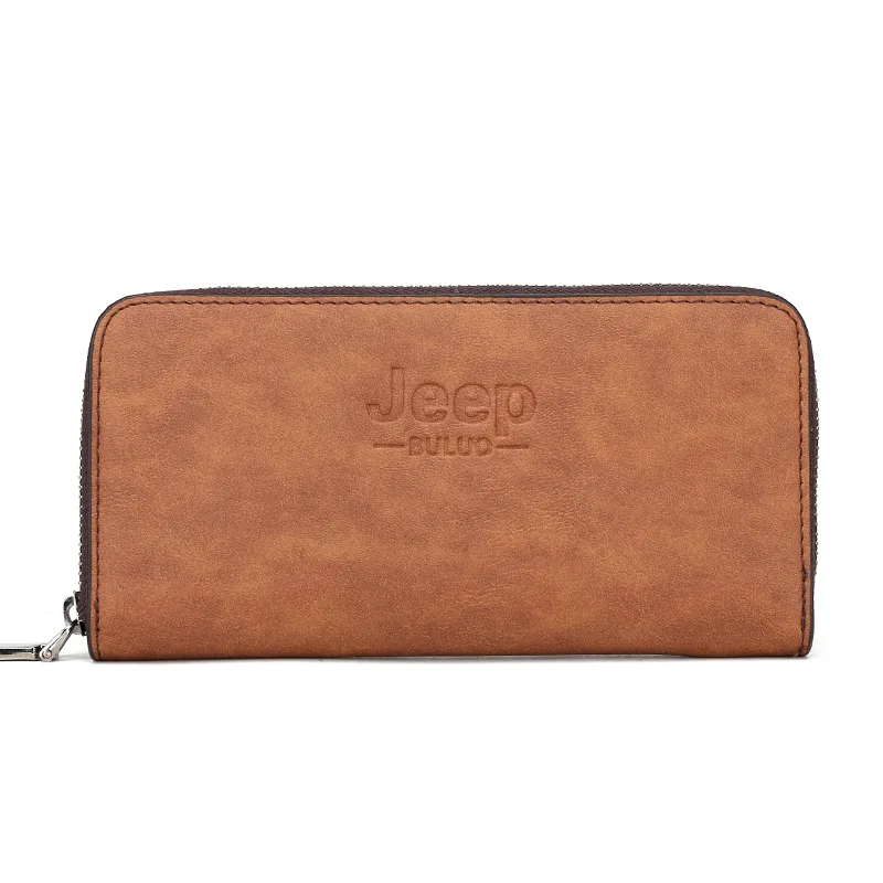 

One Polo High-End Glorious Zipper Wallet Jeep Jeep Long Wallet Men Business Wallet