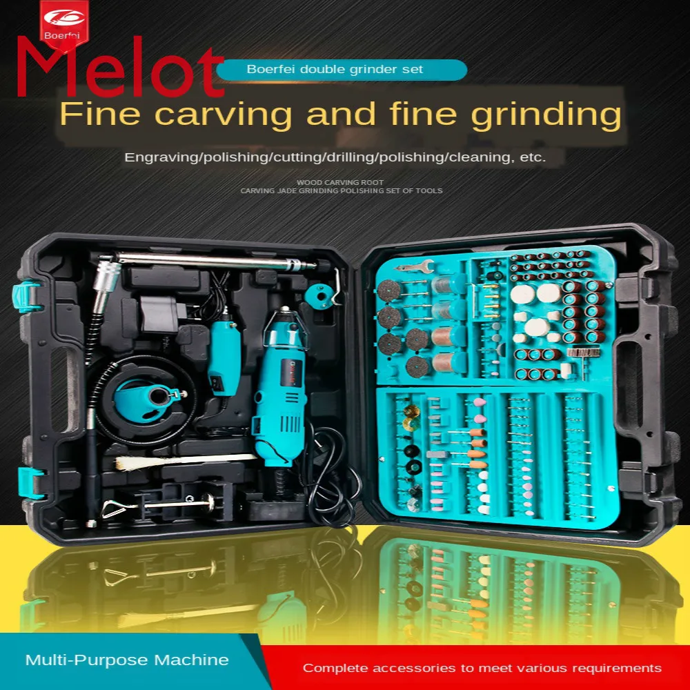 

Selling Electric Grinder Small Hand-Held Grinding Machine Household Wood Carving Jade Electric Tool Root Carving Pen Milwaukee