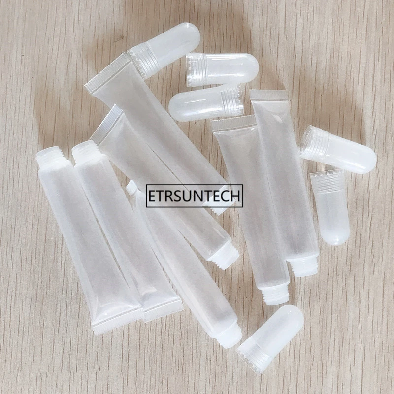Новые пластиковые трубы косметический, 15 мл пустой PE трубка для блеск для губ, 15 г макияж косметика трубки упаковки F1096
