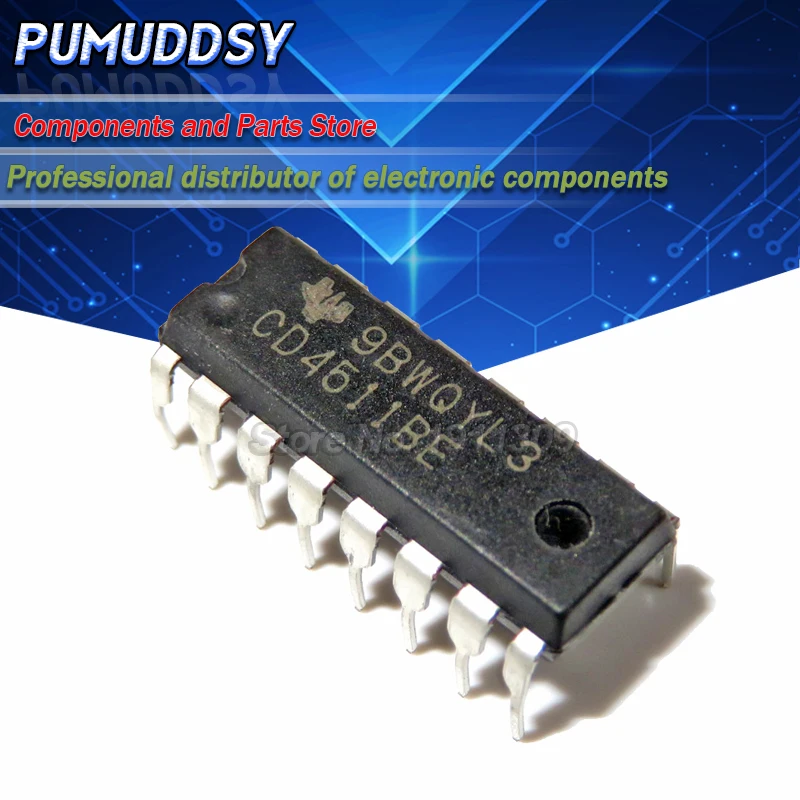 10 шт. CD4511BE DIP16 CD4511 DIP новый и IC | Электронные компоненты принадлежности
