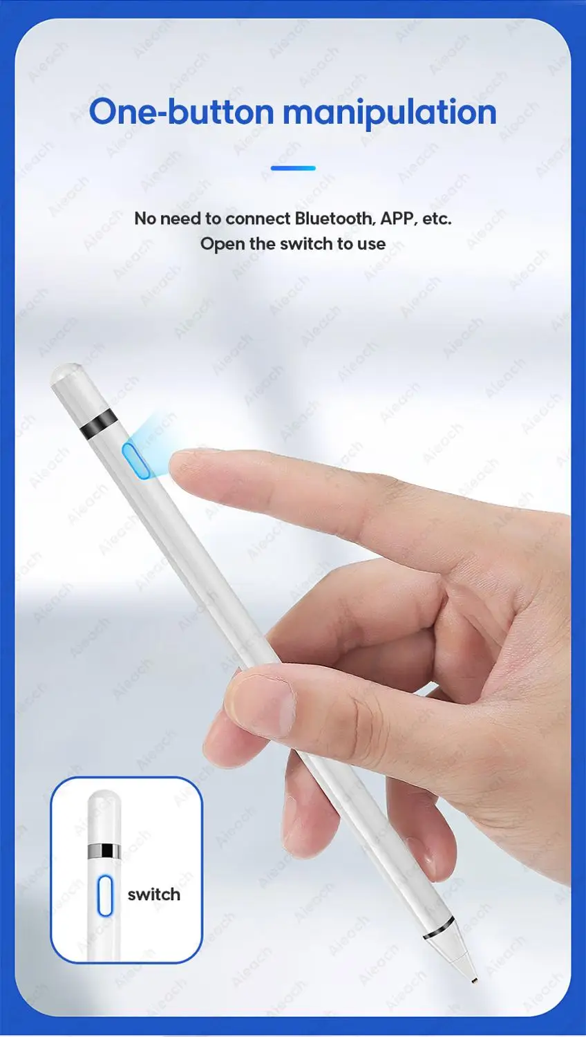 Карандаш для планшета, для samsung, iPhone, huawei, активный стилус, стилус для Apple iPad Pro 11, 12,9, 10,5, 9,7, Воздушная умная емкостная ручка