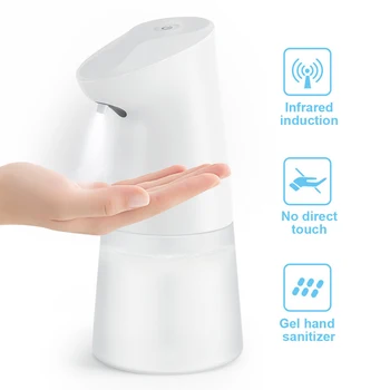 

450ml Liquid Soap Dispenser Touchless Induction Intelligent Liquid Sterilizing Alcohol Foam Gel for Household Kitchen Bathroom