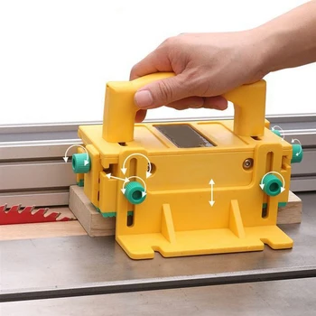 

3D Safety Woodworking Pushblock Handle Table Saw Pushblock Easy Feeder for Table Saw Router Table Jointer Milling Cutter Pusher