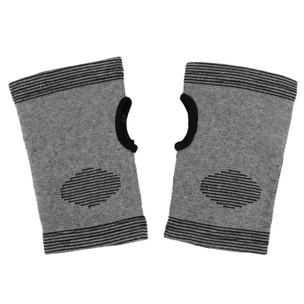 Темно-серый Wrist Support Bamboo Charcoal Sports Palm Brace Fitness Wrist Palm for Men Women wrist support Safety - Цвет: Темно-серый