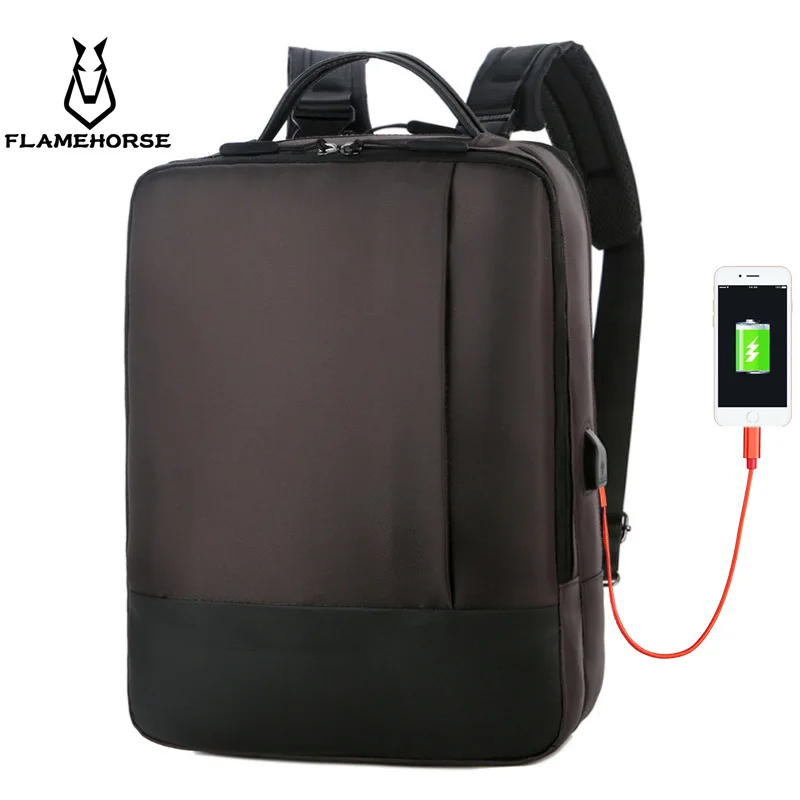

New Style Waterproof Briefcase Large-Volume Backpack Multi-functional Triple Use USB Charging Business Computer Backpack