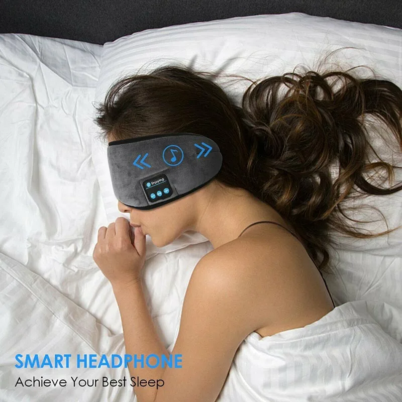 Беспроводной Bluetooth стерео маска для глаз наушники сна Музыка гарнитура новое поступление