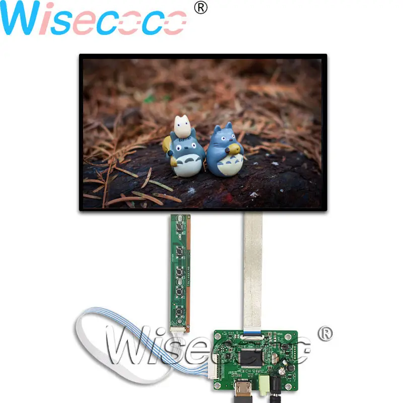 Wisecoco 10,1 дюйма 1920 × 1200 ips 30 контактов ЖК-экран 650 нит высокая яркость eDP HDMI Плата контроллера для DIY проекта