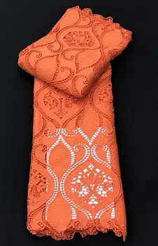 

nigerian cord lace fabric 2020 high quality lace african french guipure lace with stones embroidery swiss voile laces 5yards