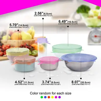 

Silicone Stretch Lids - Ultimate Instalids Silcone Lids And Food Covers Huggers Container Silcone Lids Reusable Durable Good Ela