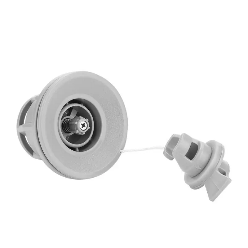 

1 * Inflatable Rowing Boat Air Valve Adapter Sup Board Kayak Pump PVC Gray 6.5cm