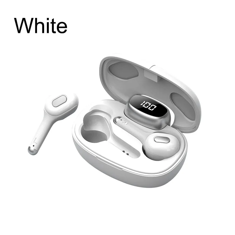CYKE, новинка, умная Беспроводная TWS Bluetooth гарнитура, переводная гарнитура, цифровой дисплей, зарядка, складские спортивные наушники - Цвет: 1