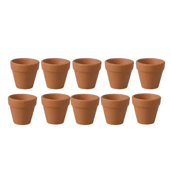 

20pcs Ceramics Flower Pot Useful Practical Durable Plant Container Desktop Decor Succulent Plant Pot for Indoor Inside