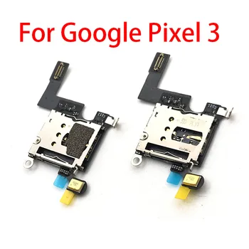 

10Pcs/Lot, SIM Card Reader Holder Connector Slot Flex Cable For Google Pixel 3 Pixel3 Replacement