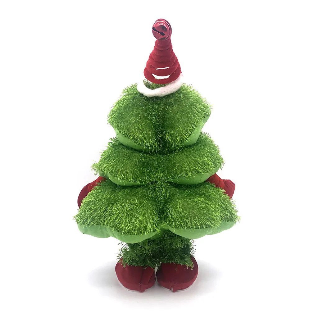 Пение и танцы Рождественская елка плюшевая игрушка детский Рождественский подарок пение Рождество флис фестиваль кукла игрушка для обучения