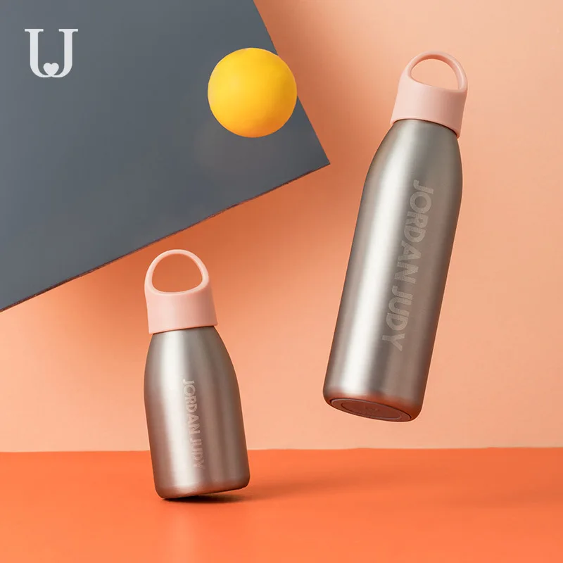 Xiaomi Jordan& Judy 230 мл/450 мл нержавеющая сталь бутылка для воды легкий термос Вакуумная чашка Кемпинг Путешествия Портативная Изолированная чашка