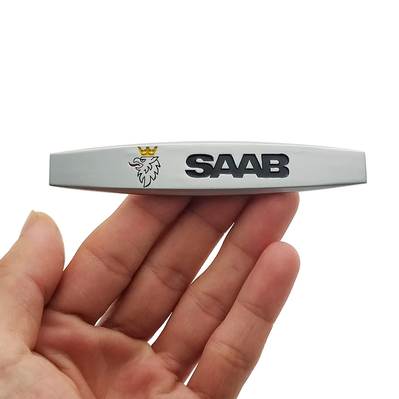 3D Metal Badge Rear Emblem Tail sticker For Saab 03-10 9-3 9-5 93 9-7X 9-2x 9-5x 9000 Scania logo Accessories Car Styling | Автомобили и