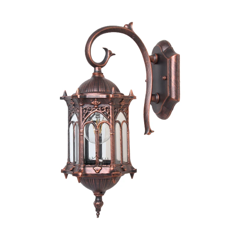 European-Style Outdoor Aisle Wall Lamp Courtyard Wall Waterproof Lamp Simple Villa Door Balcony Corridor Retro Light