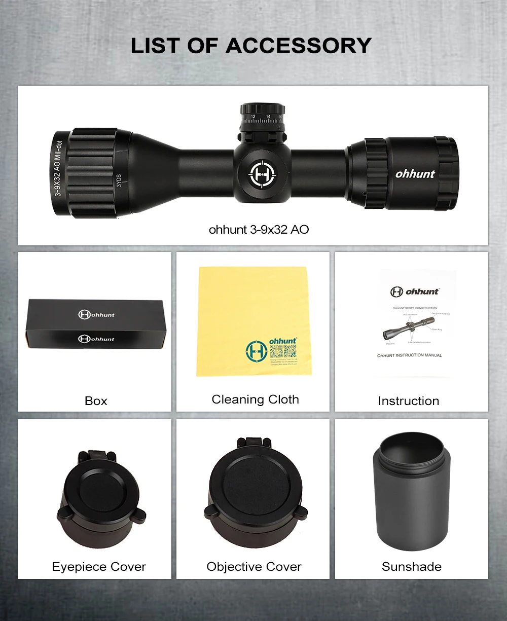 ohhunt 3-9x32