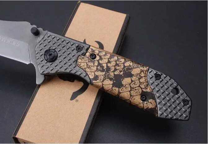 Лидер продаж X66 Браунинг деревянная ручка Походный охотничий нож для выживания