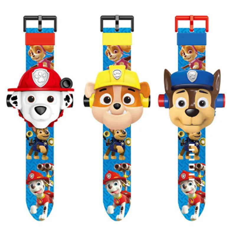 Paw patrol Арчи paw patrol игрушки набор детские ПВХ проекционные часы различные фотографии детские часы