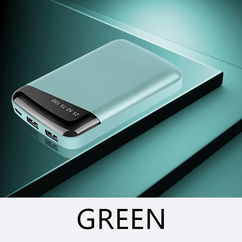Xiaomi Mini power Bank 30000 мАч Внешний аккумулятор портативное быстрое зарядное устройство для всех смартфонов зарядное устройство водонепроницаемый - Цвет: Green 30000mAh