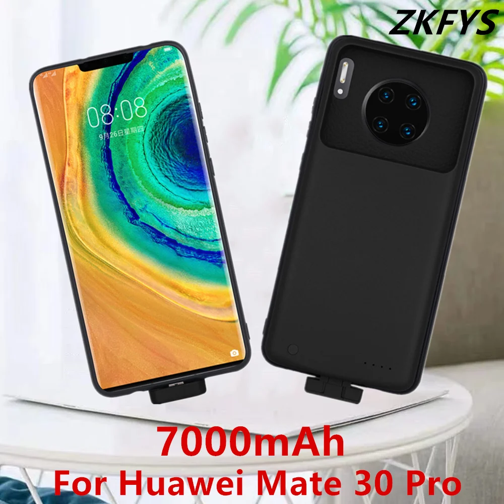 Power Чехлы для huawei mate 30 Pro Внешний чехол-аккумулятор 7000 мАч портативный блок питания зарядное устройство чехол