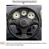 Black PU Faux Leather DIY Car Steering Wheel Cover for Toyota RAV4 Celica IS200 IS300 1998-2005 Corolla Matrix MR2 2000-2008 ► Photo 3/6