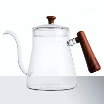 

Mouth Pot Glass Hand Brewing Pot Thickened 350ml 600ml Glass Coffee Pot Hanging Ear Pot Pour Over Coffee Turkish Coffee Pot