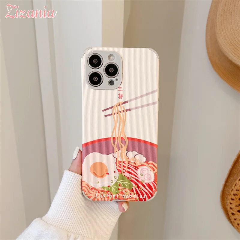 Модный милый чехол для телефона с рисунком Три блюда в день iPhone 13 12 Mine 11 Pro XS Max X XR 7 8