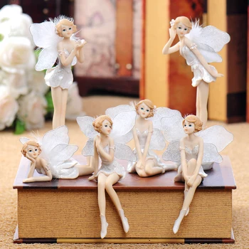 

CUTE DANCING GIRL RESIN EUROPE FAIRY FIGURINES & MINIATURES FOR HOME DECORATION ACCESSORIES FAIRY GARDEN MINIATURES HOME DECOR