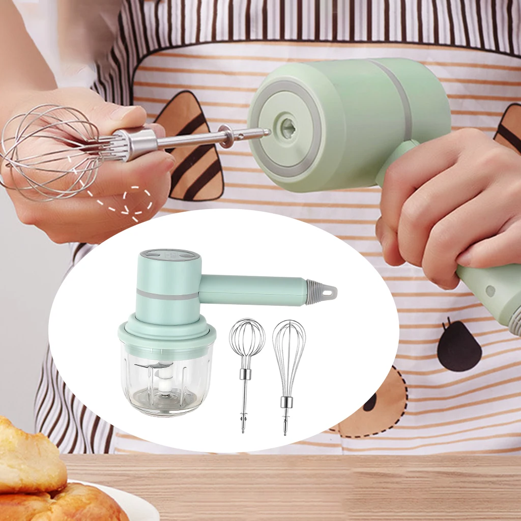 Electric Wireless Hand-Held Egg Beater Milk Frother Mixer Power