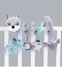 

New Product Plush Baby Bed Around Toy Infant Bed Around Car Hanging Fox Bed Around With Music Bell Ringing Paper Baby Plush