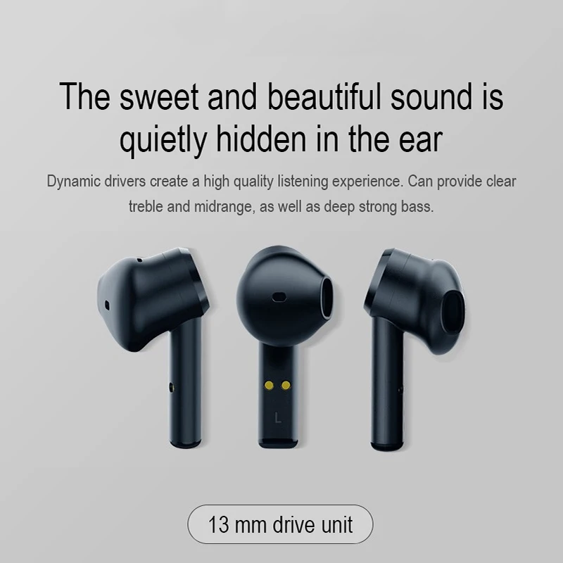 Bluetooth наушники Беспроводной True качественным звуком Портативный с Зарядка чехол