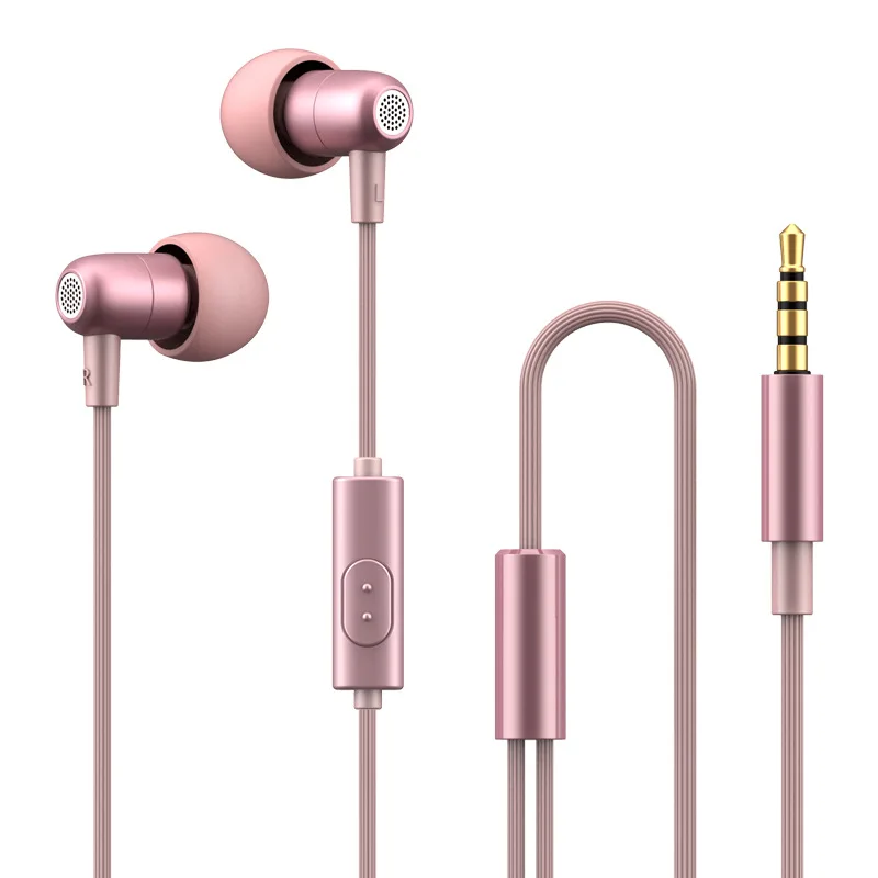 Auriculares estéreo con cable de 4 colores para Samsung, Iphone, Xiaomi y Huawei