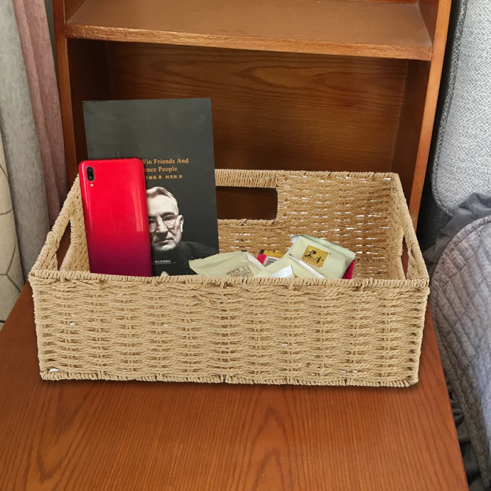 

1pc Household Fashion Handheld Storage Basket Sundries Basket for Bathroom