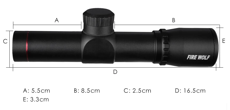 Tática, P4 Retículo Riflescope, Tampas e Anéis de Lente Flip-Open, 4,5x20