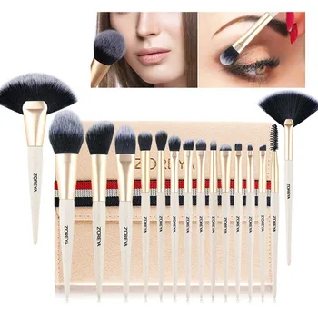 

16pcs Eye Makeup Brushes Loose Powder Eyeshadow Eyeliner Lip Brush Tools Eyeshadow Brush Fan Brush Hot W1