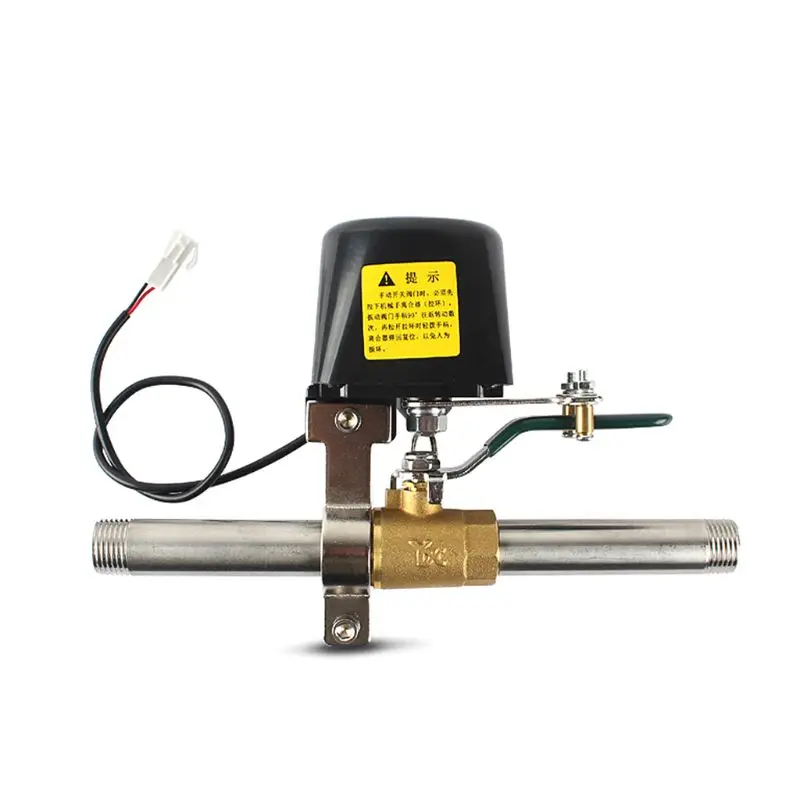 

1/2" Gas Water Pipeline Manipulator Valve Ball Smart Controller Leak Automatic System Shutoff Cut Off Kitchen Bathroom